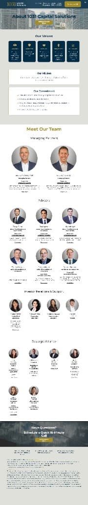 1031 Capital Solutions - About & Team