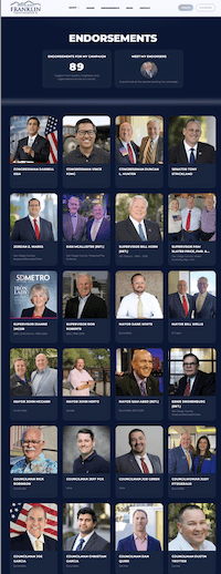 Endorsements - Mayor John Franklin